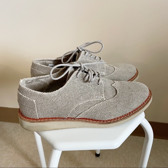 Toms Brogue Desert Taupe Farren Oxfords - Picture 5 of 10